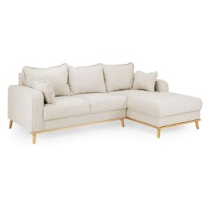 Buxton Fabric Right Hand Corner Sofa In Beige