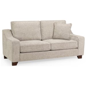 Nazra Fabric 3 Seater Sofa In Stone